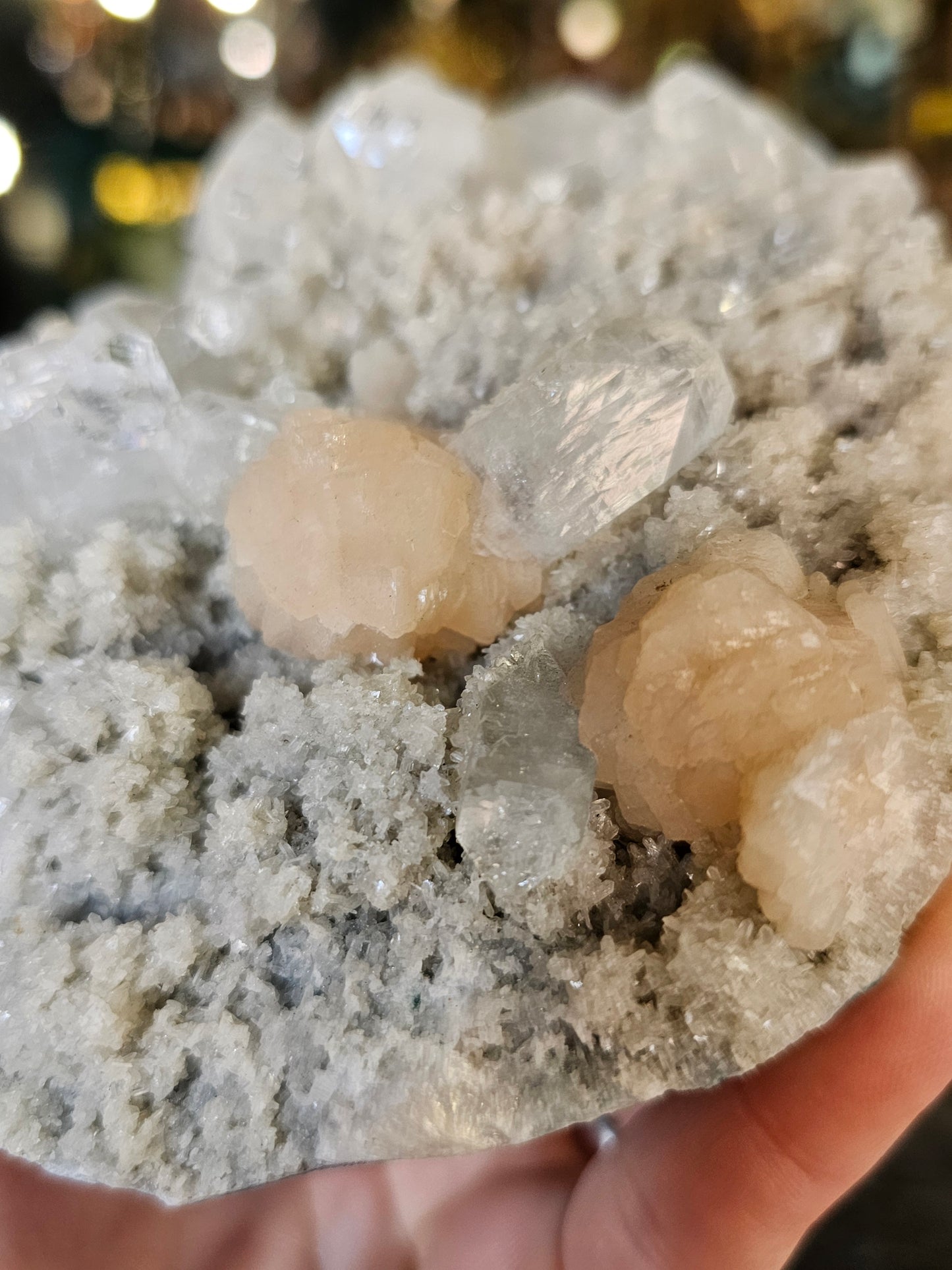 Apophyllite and Stilbite