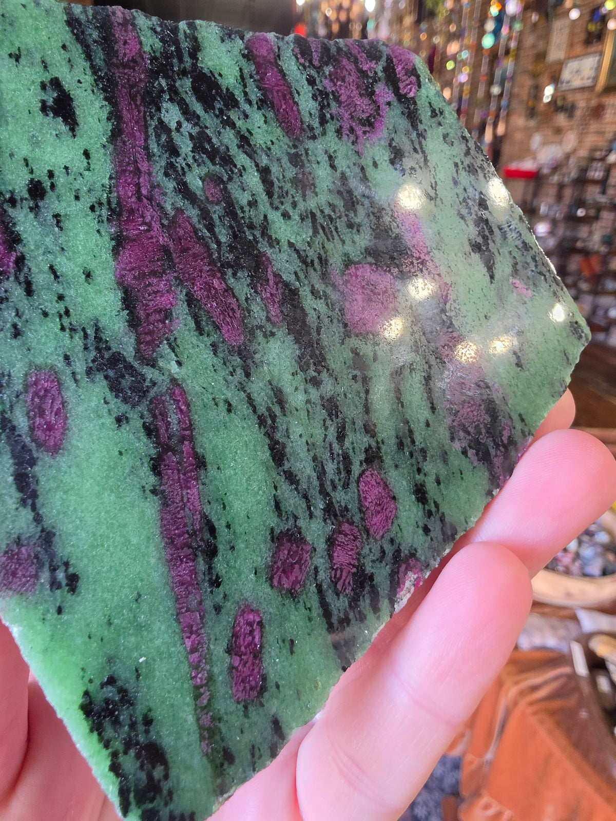 Ruby in Zoisite Slab