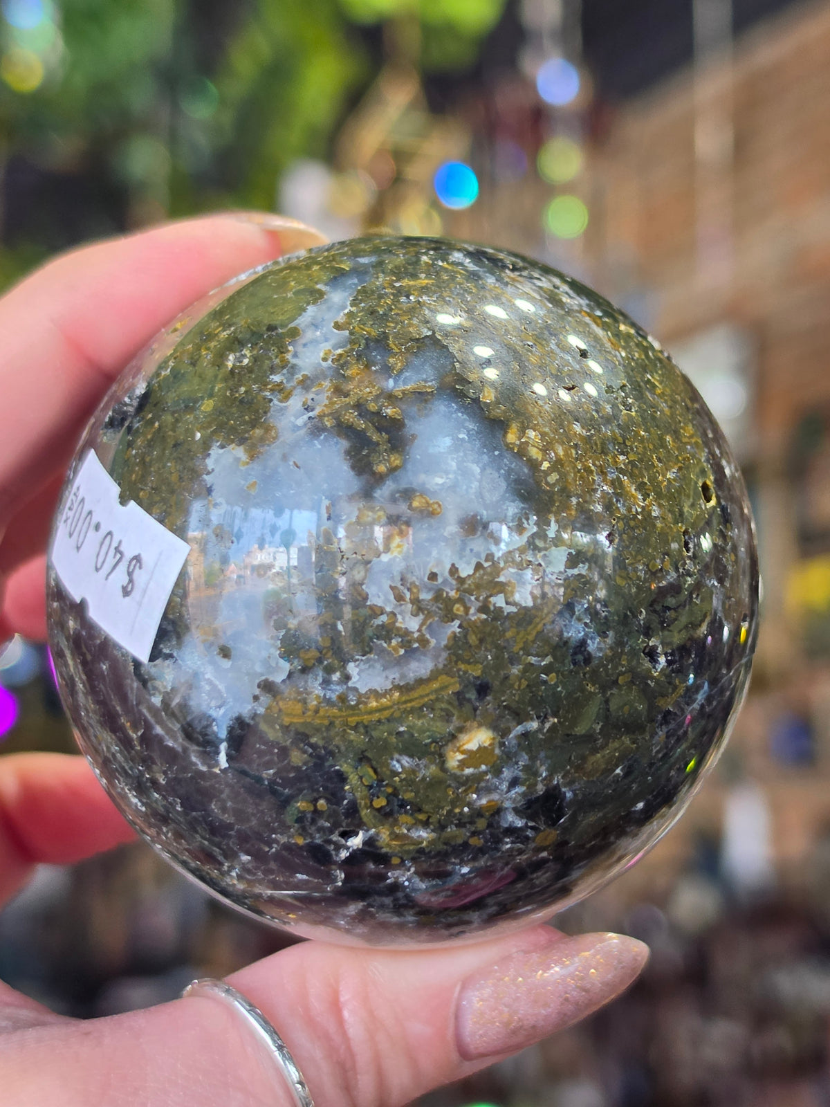 Sea Jasp- Agate Sphere