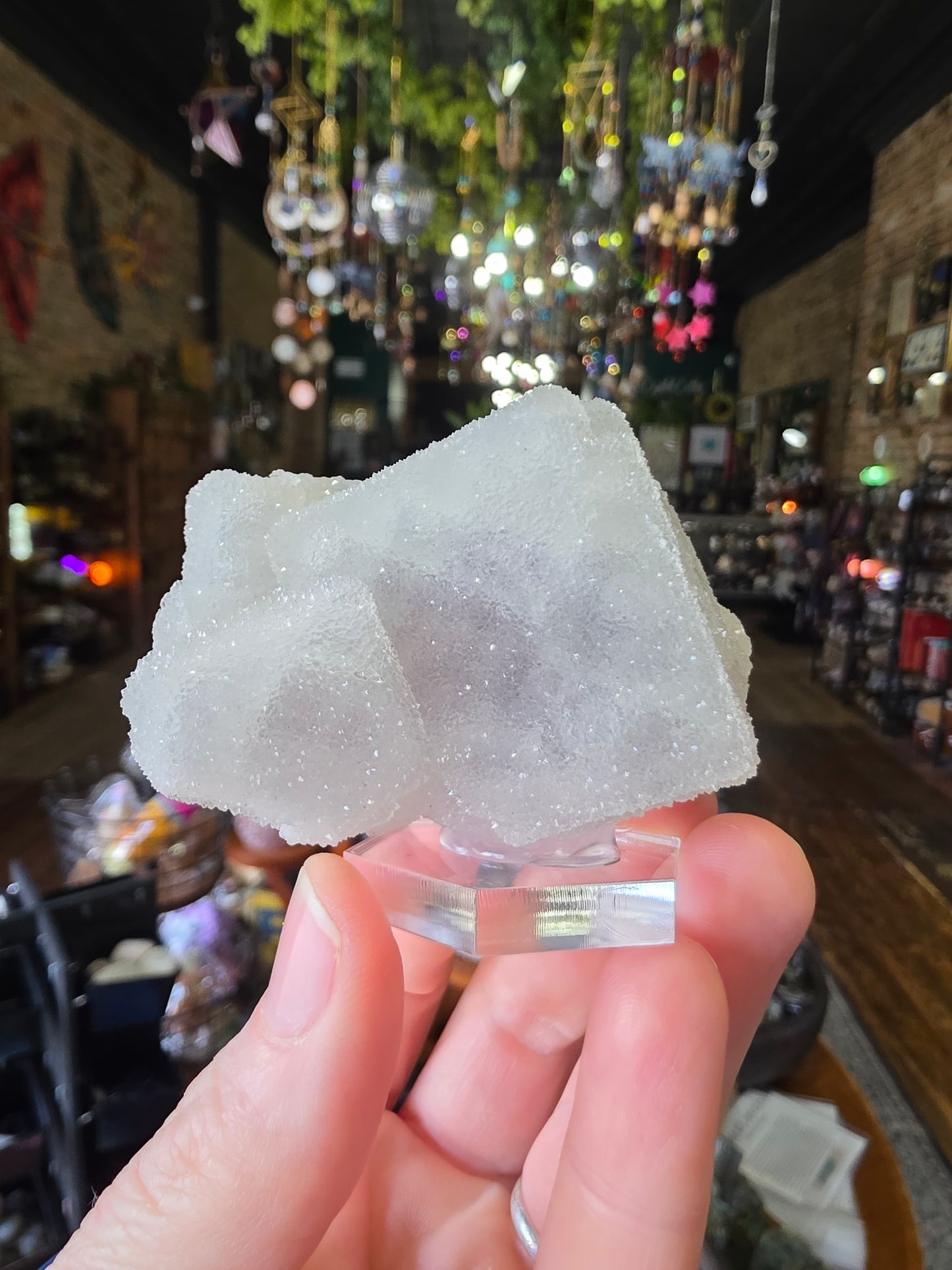 Sugar Fluorite Cube
