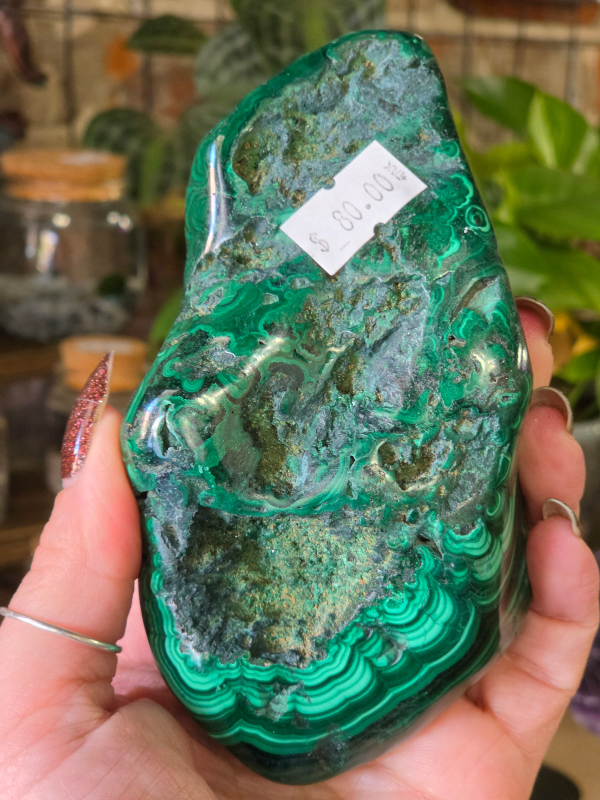 Polished Malachite Free Form