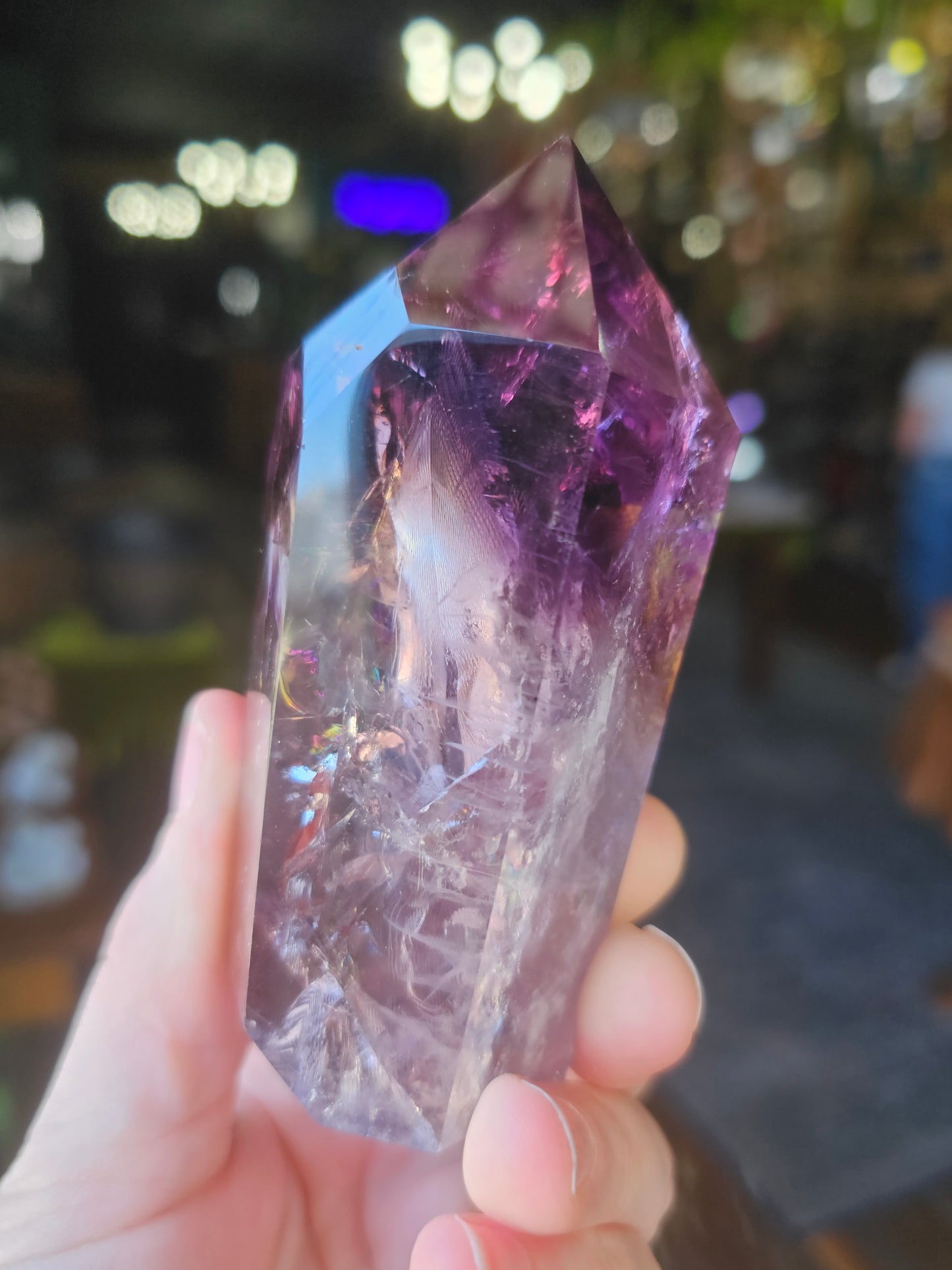 Polished Amethyst Point