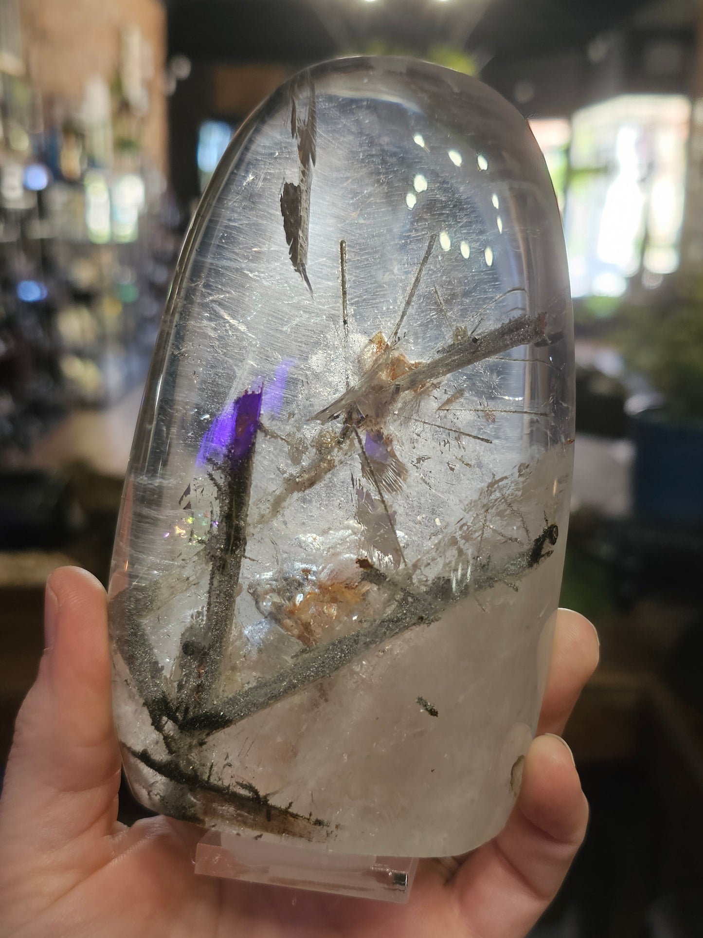 Included Quartz Freeform