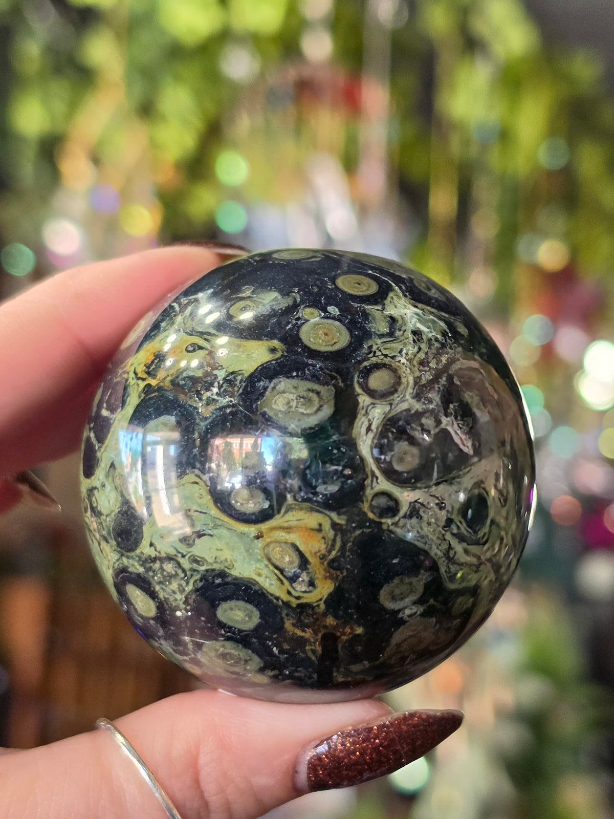 Kambaba Jasper Sphere