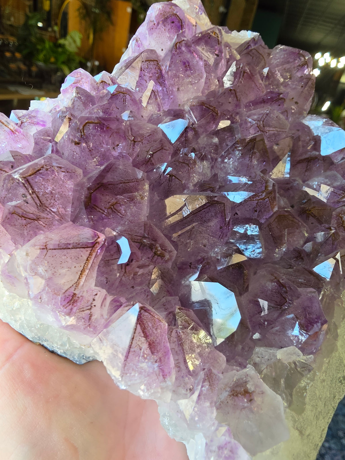 Included Amethyst Cluster