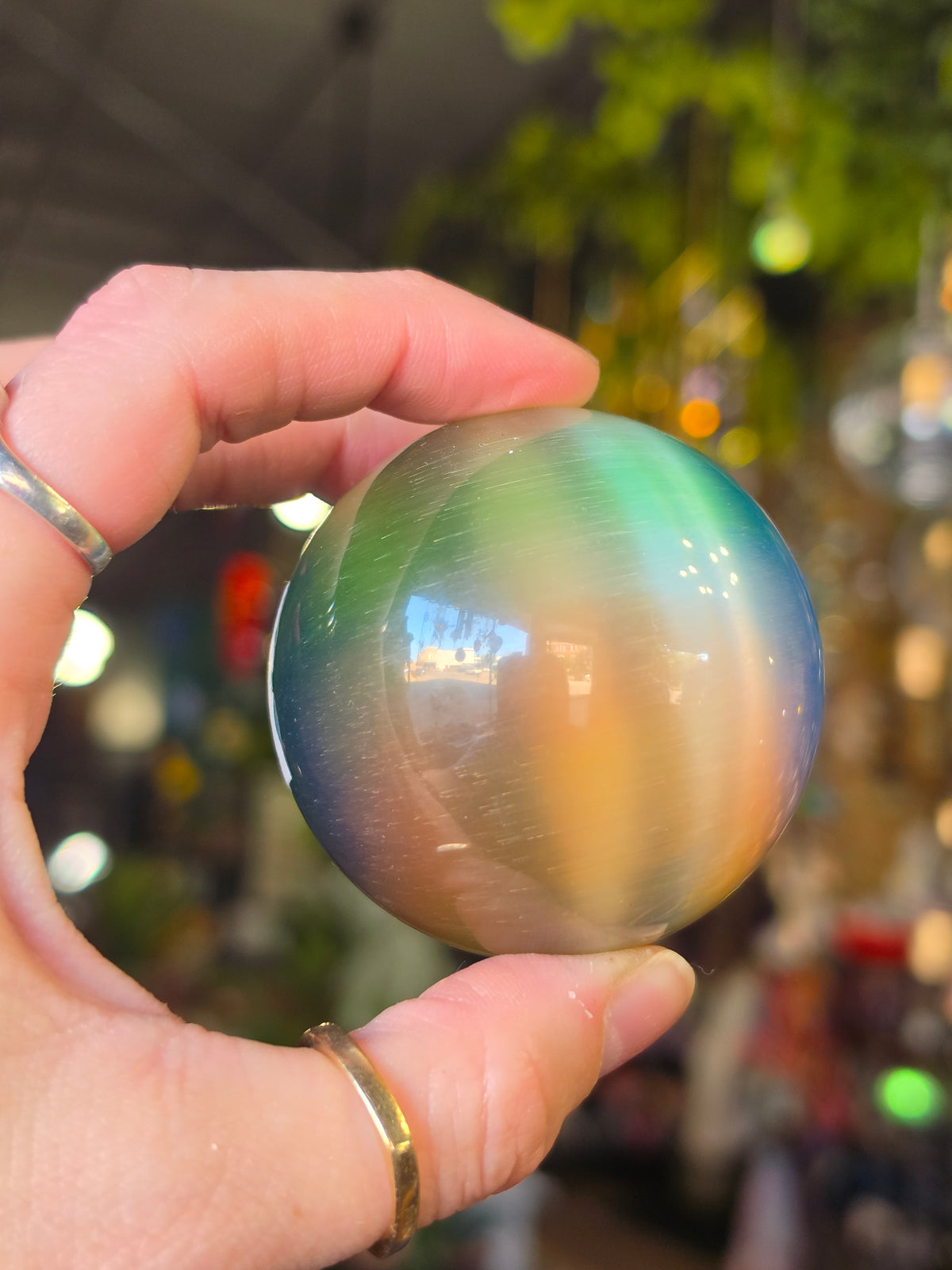 Synthetic Cats Eye Sphere