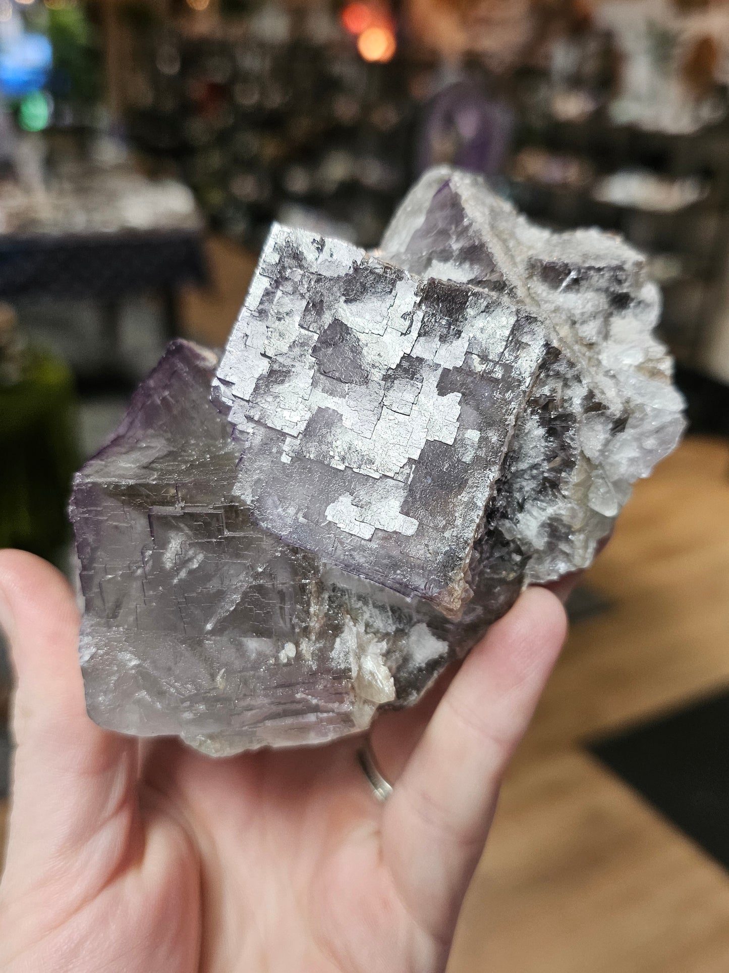 Purple Cubic Fluorite