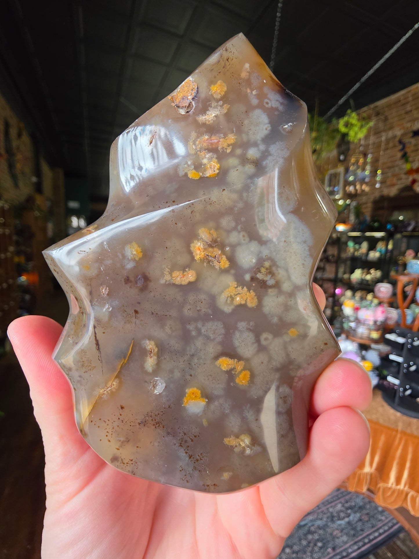 Dendritic Agate Flame