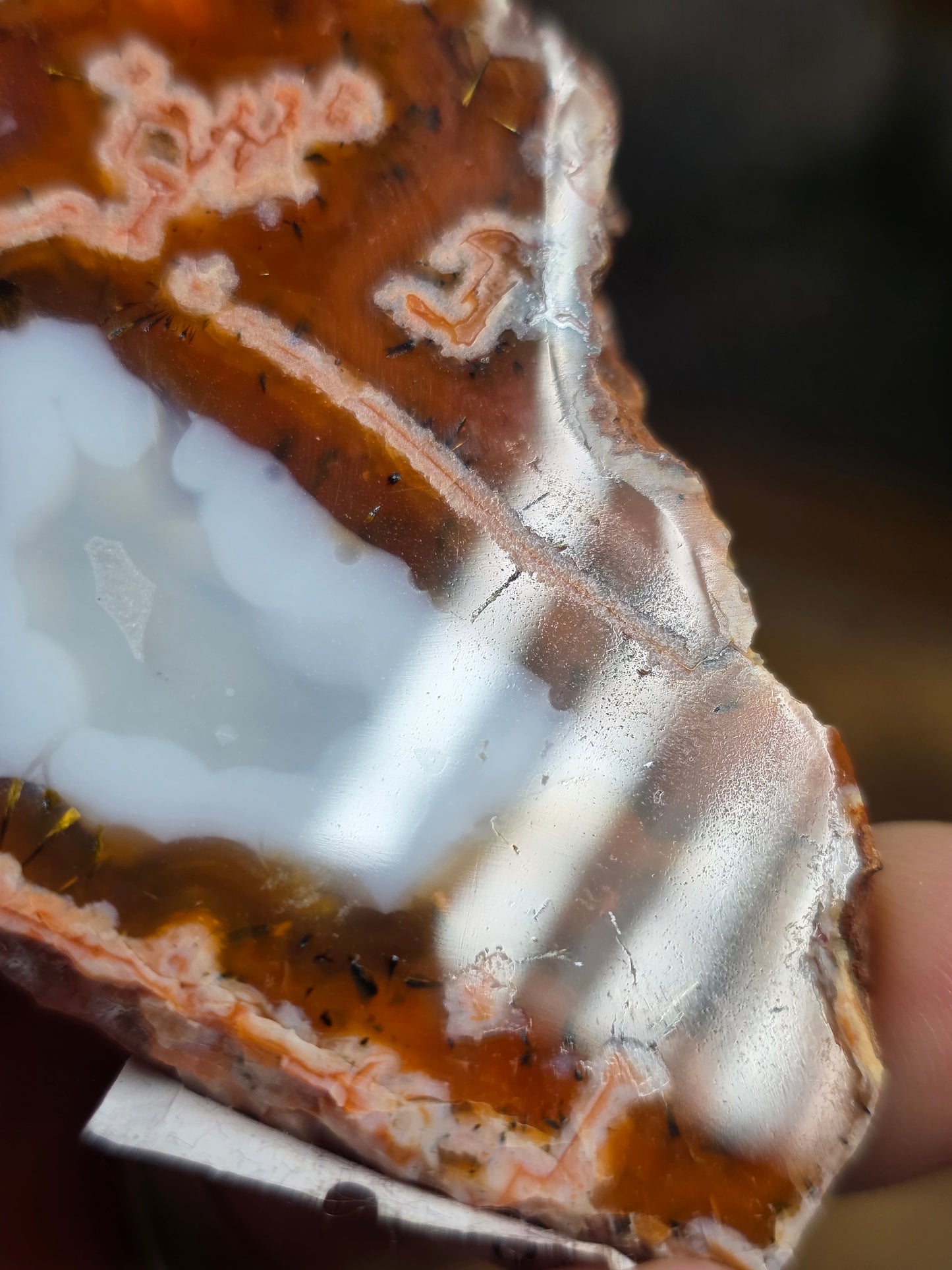 Rutilated Berber Agate