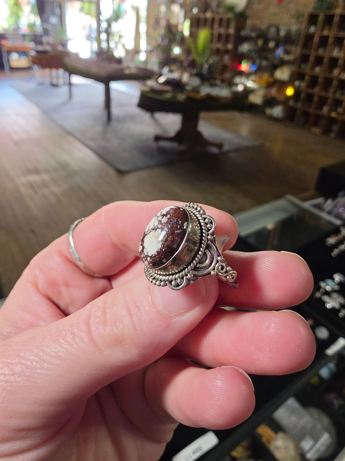 Size 7 Wild Horse Jasper Ring