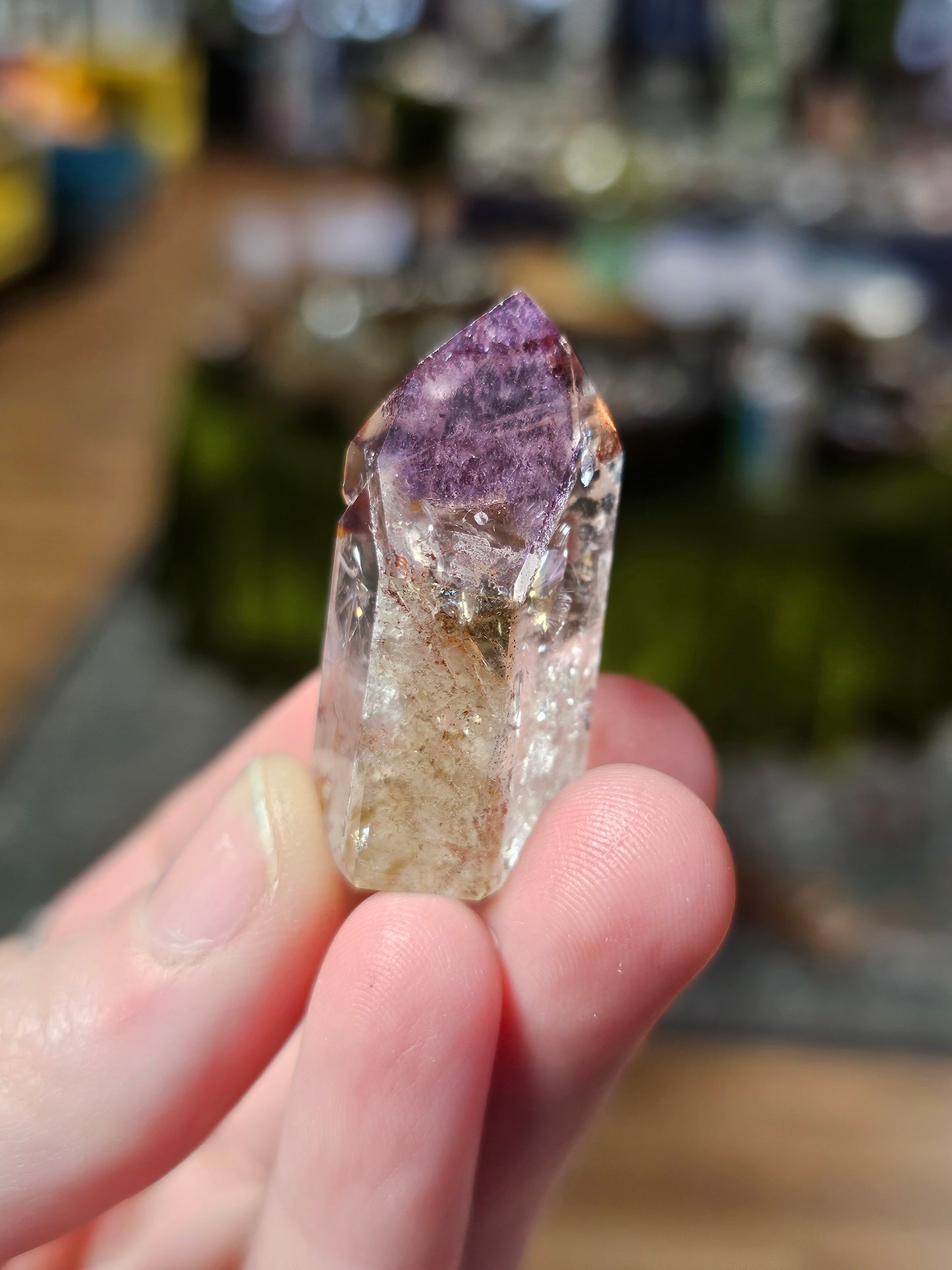 Dream Coated Amethyst Point