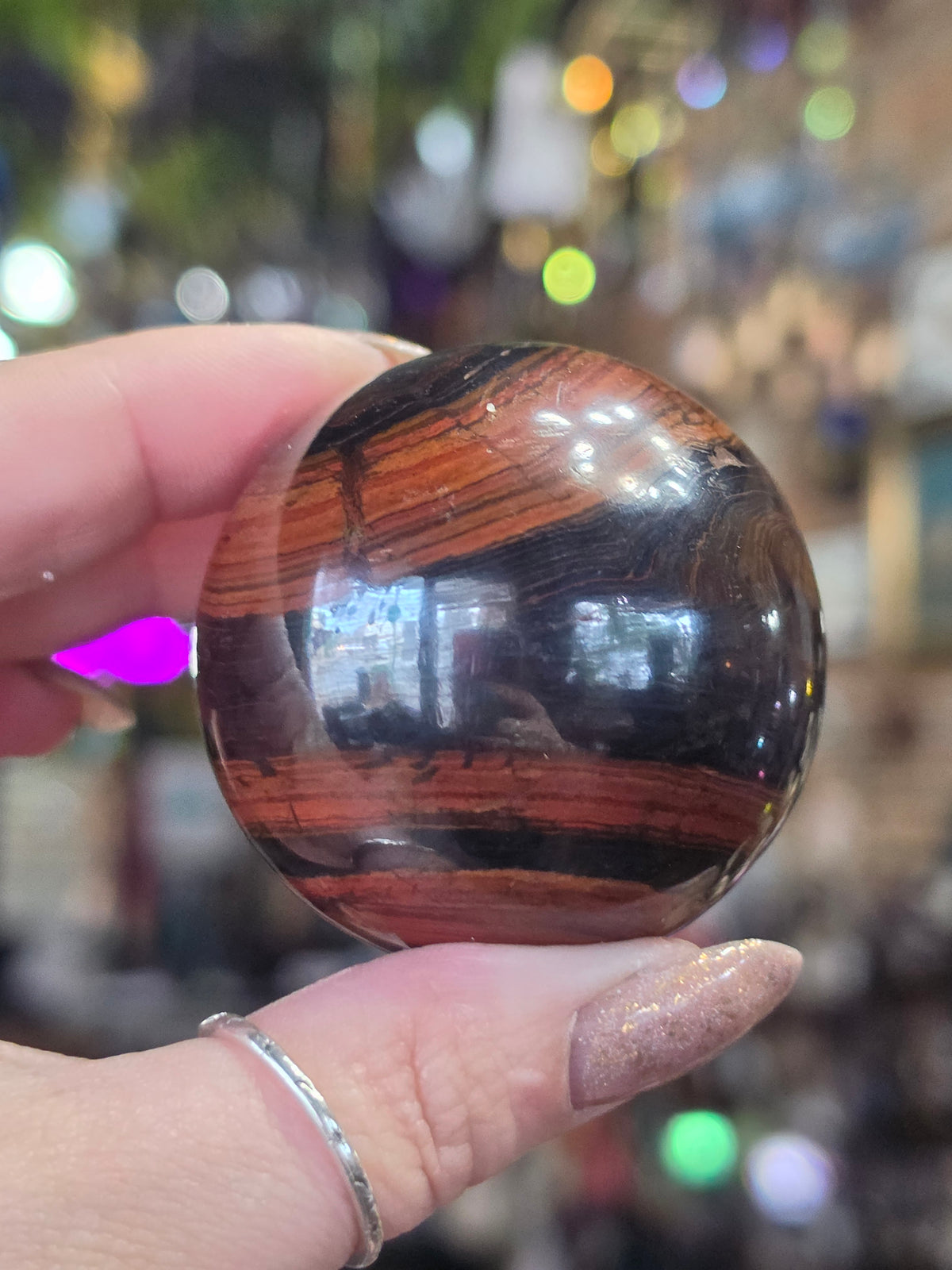 Tiger Iron Sphere