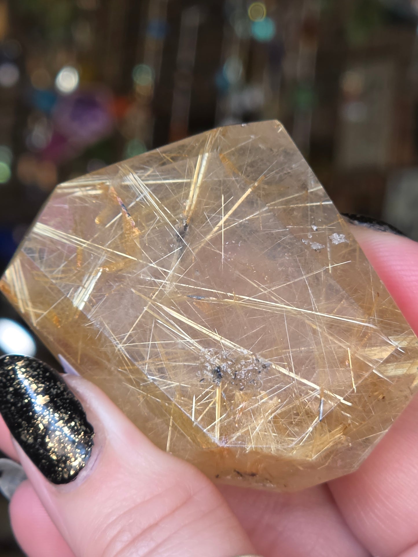 Golden Rutilated Quartz Free Form