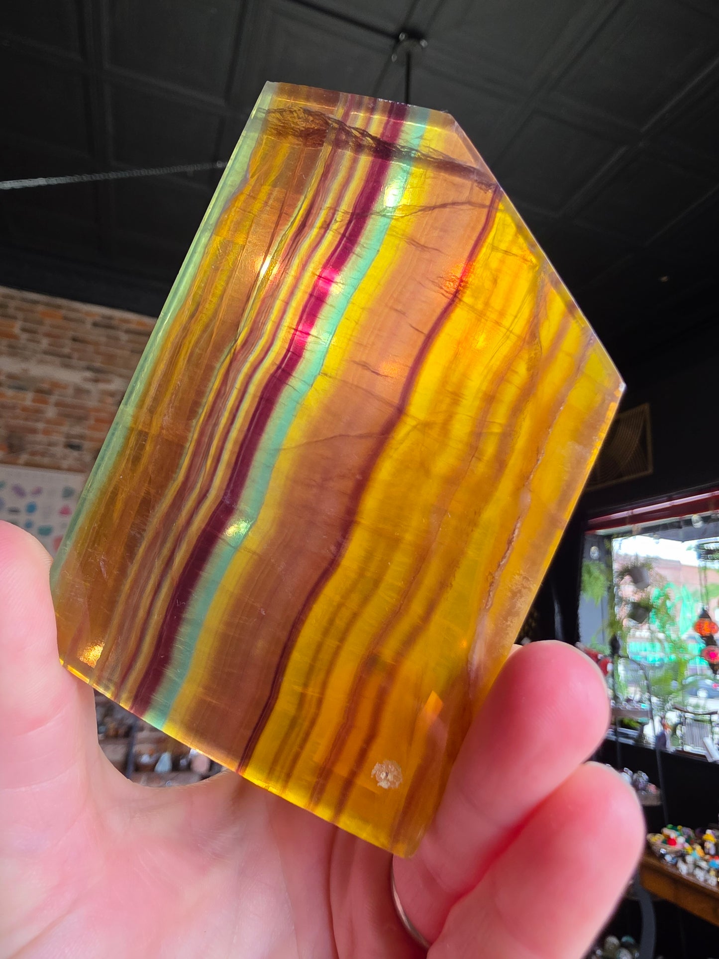 Polished Fluorite Window