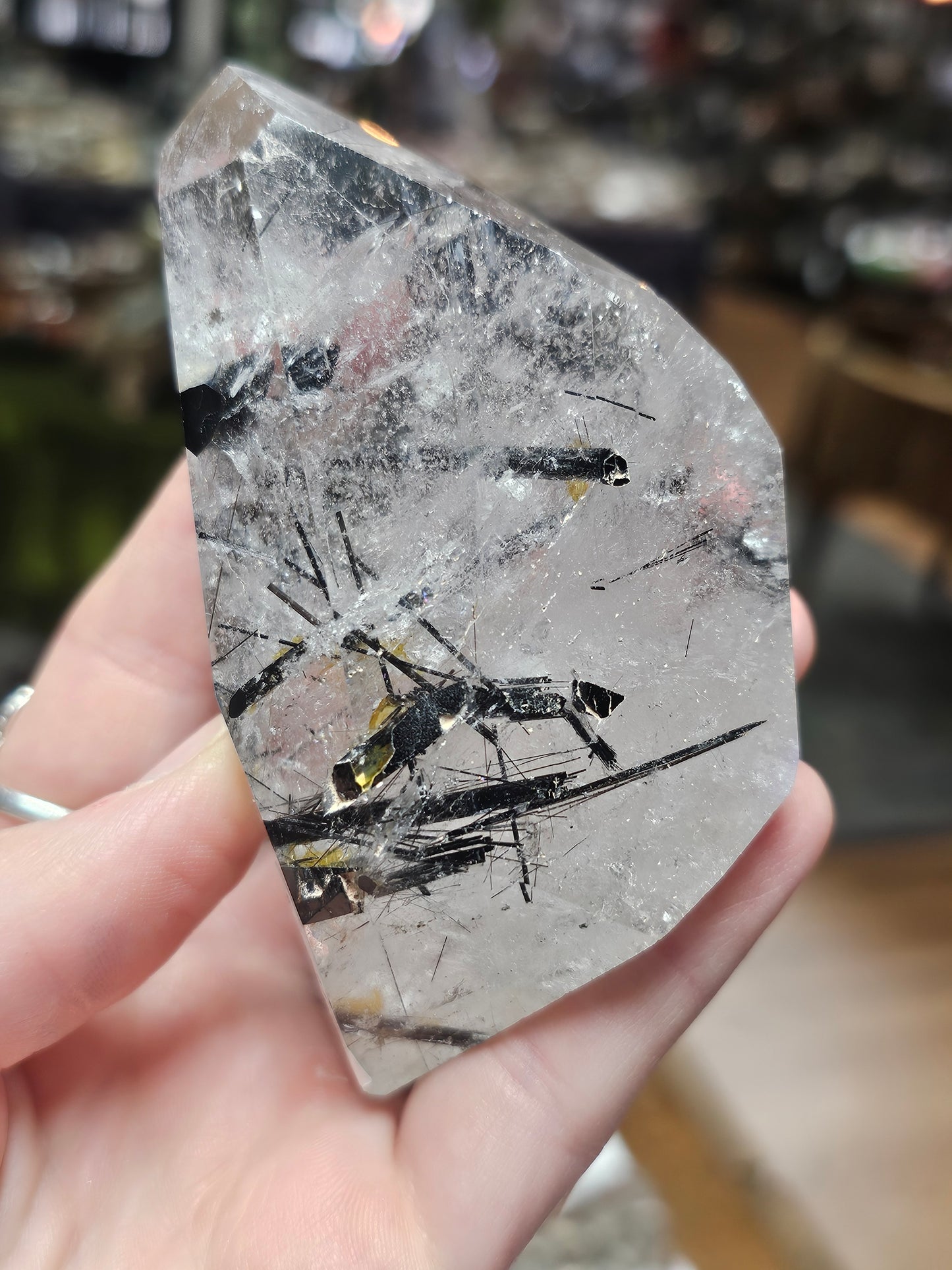 Tourmaline In Quartz Freeform