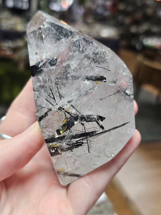 Tourmaline In Quartz Freeform