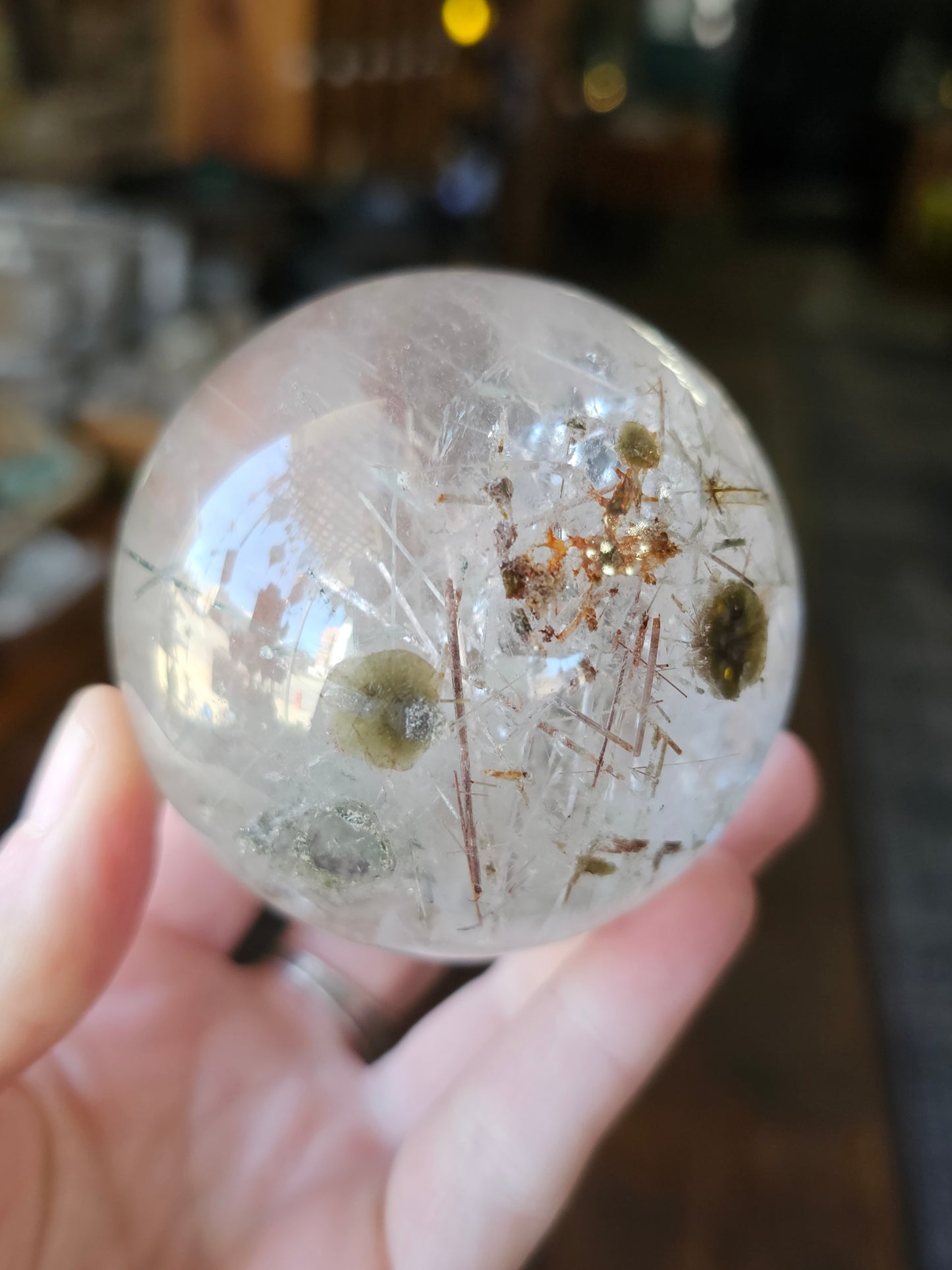 Included Quartz Sphere