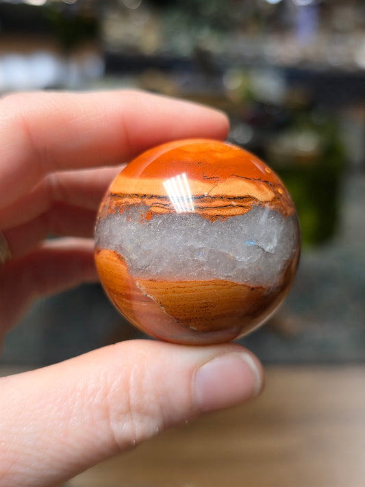Red Jasper Sphere