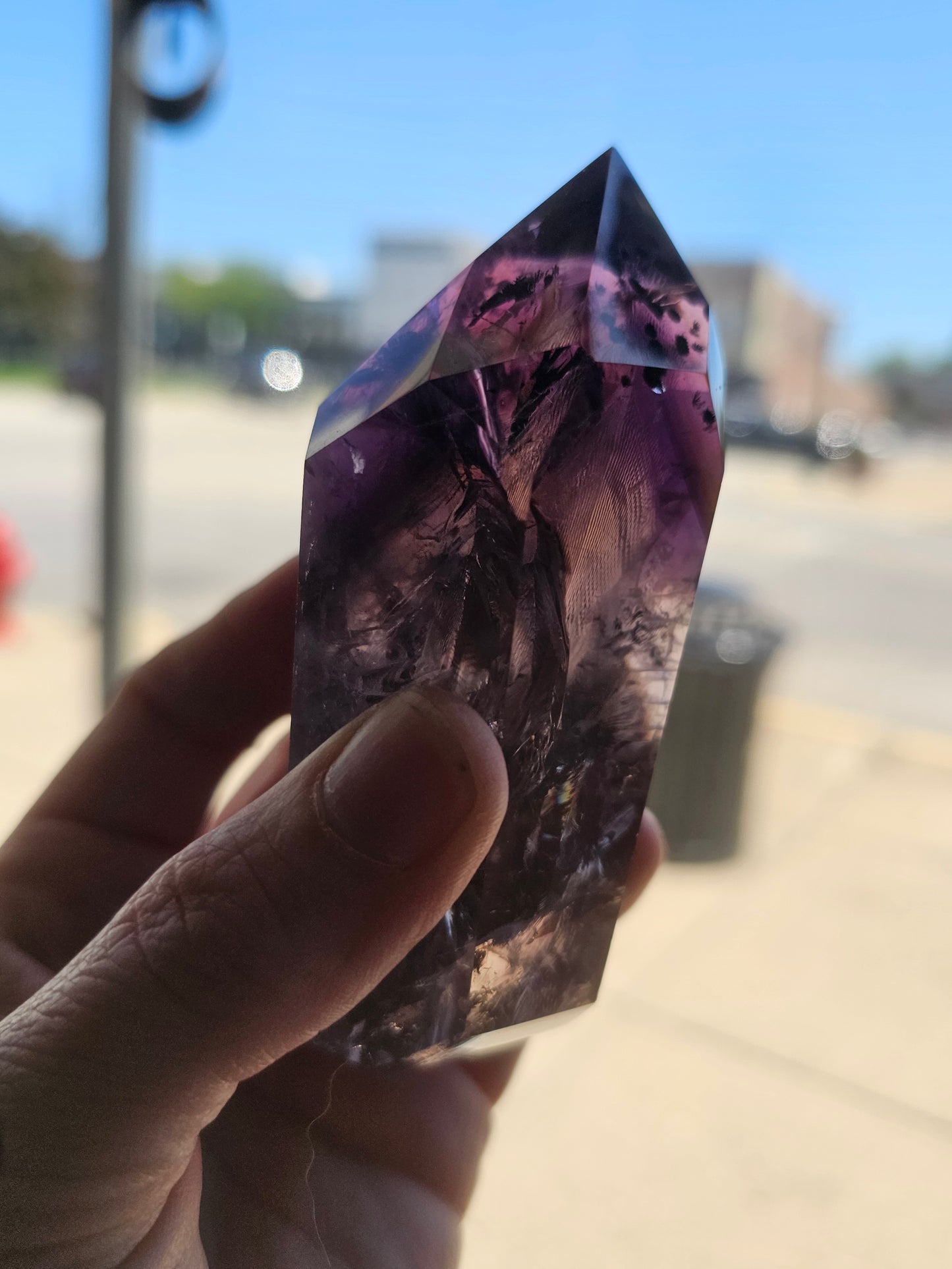 Polished Amethyst Point