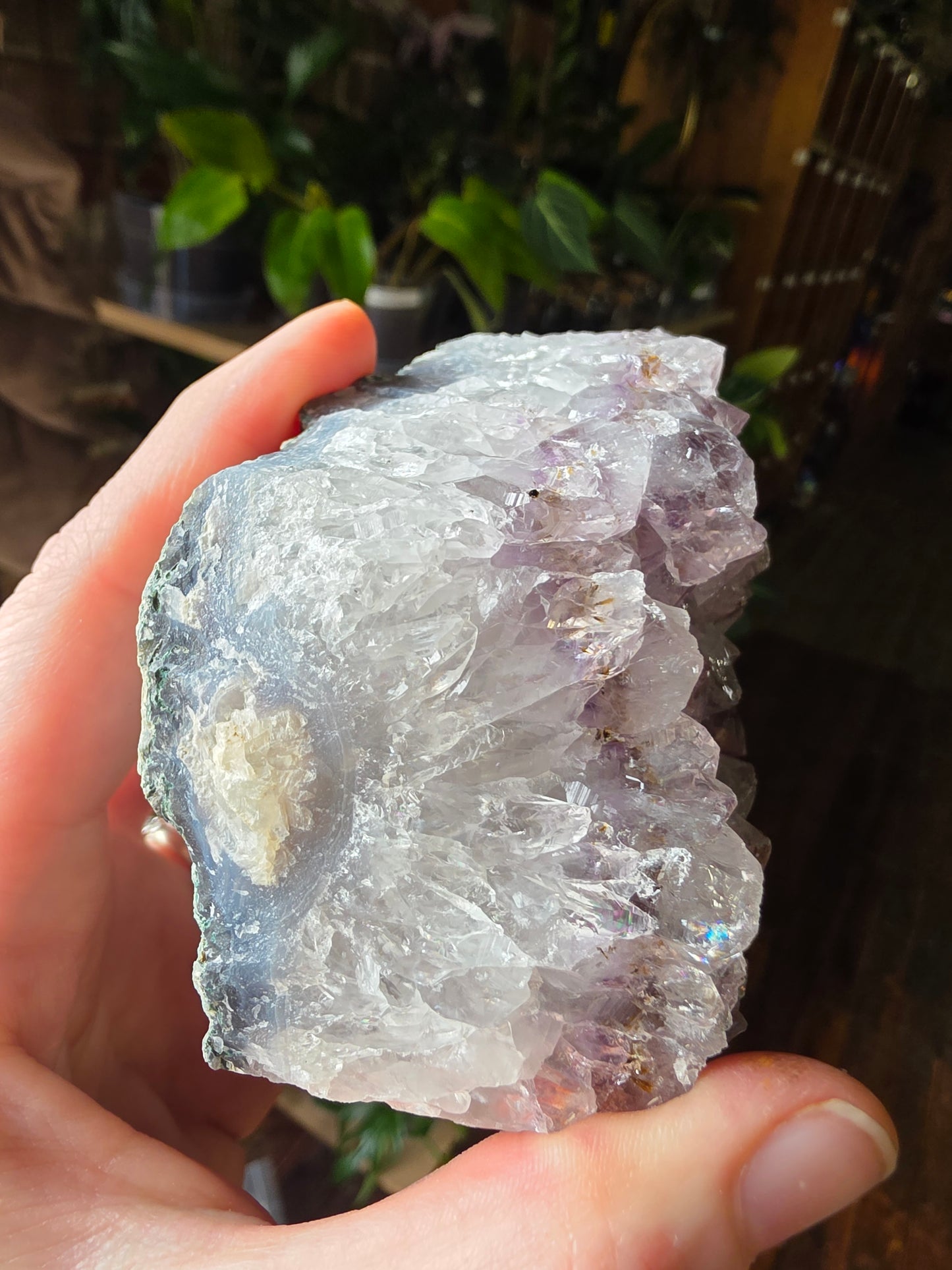 Included Amethyst Cluster