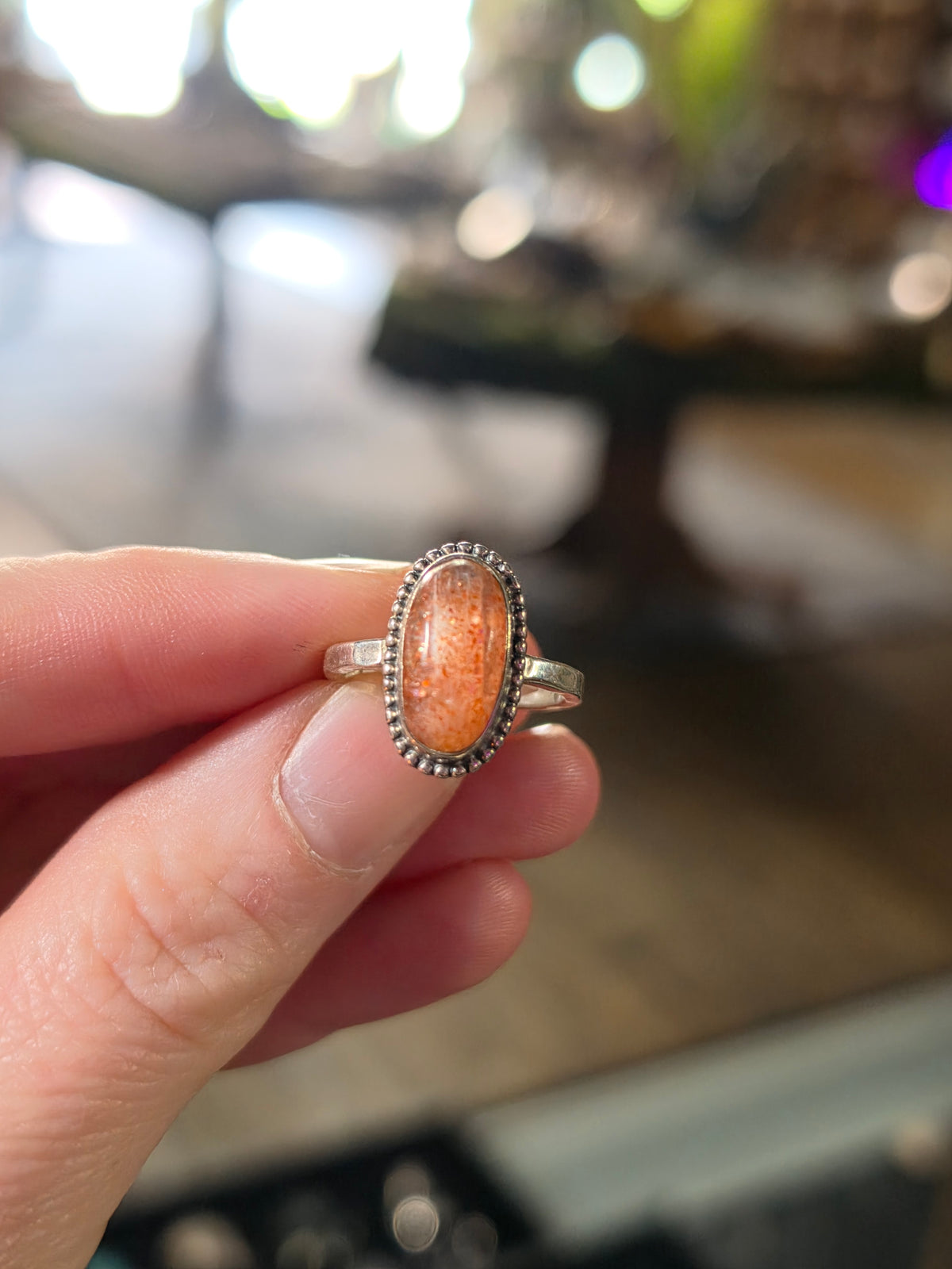 Sunstone Ring Size 7