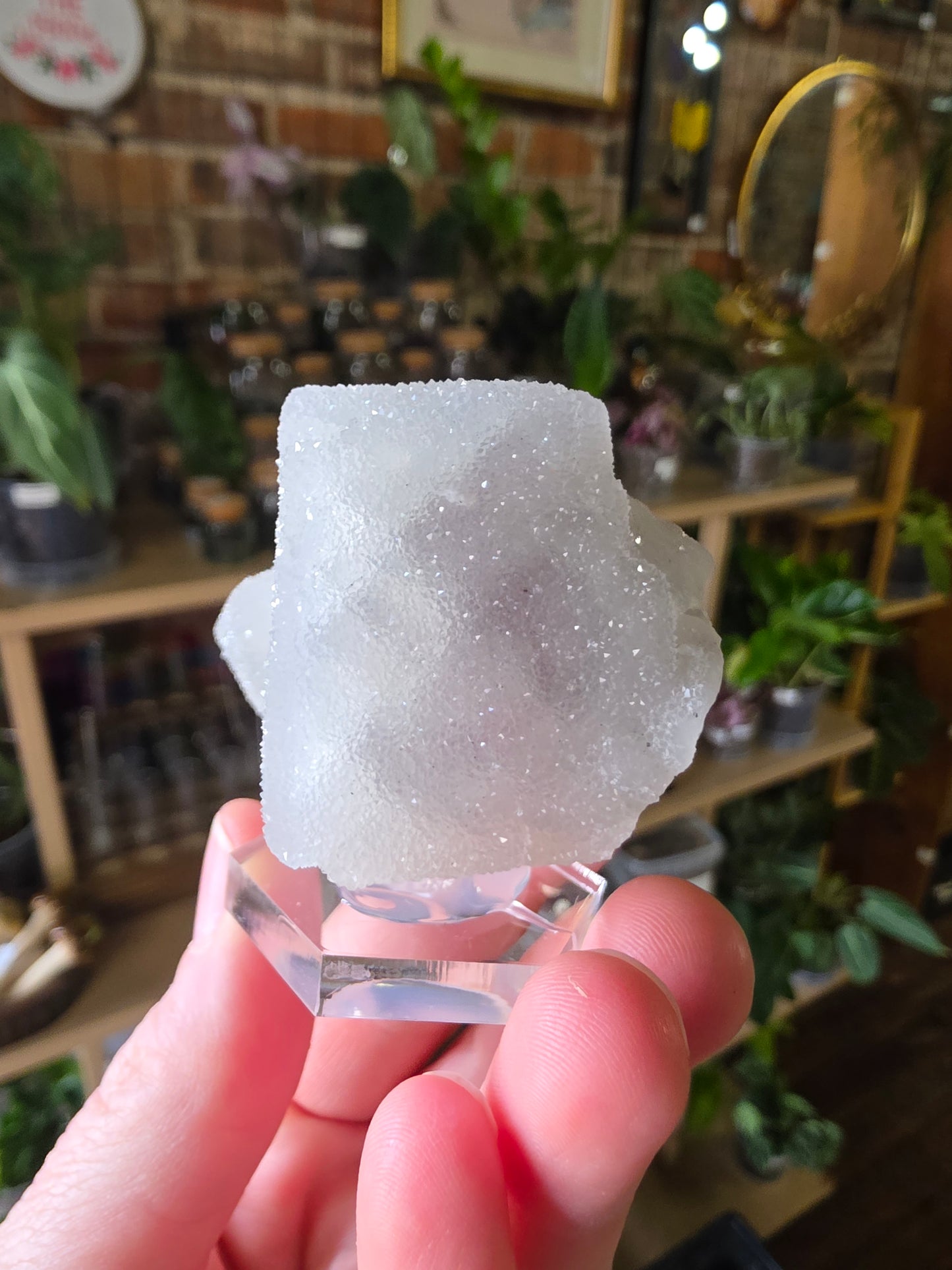 Sugar Fluorite Cube