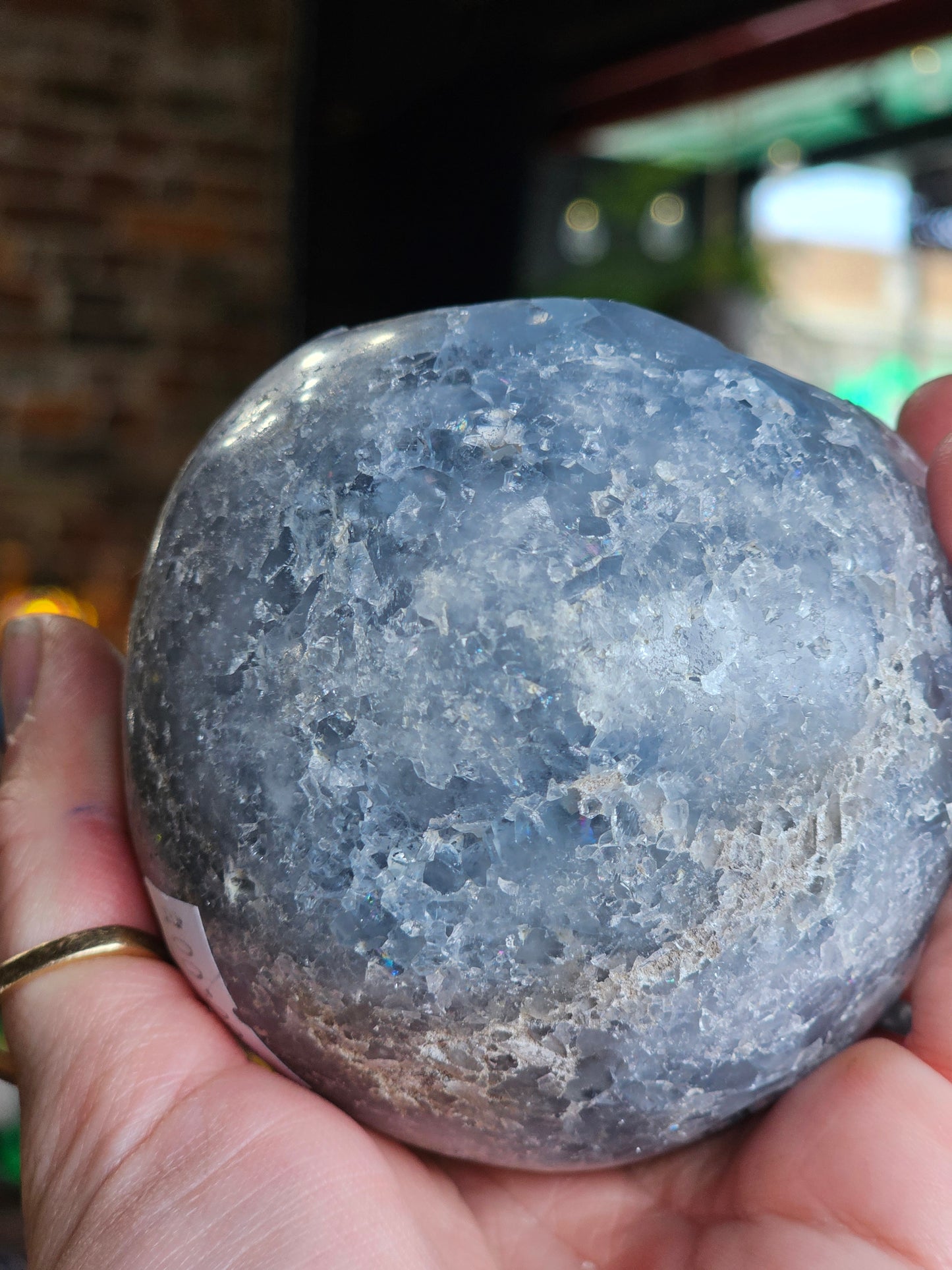 Celestite Sphere