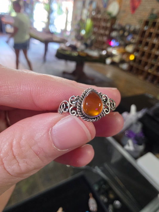 Carnelian Ring Size 10.5