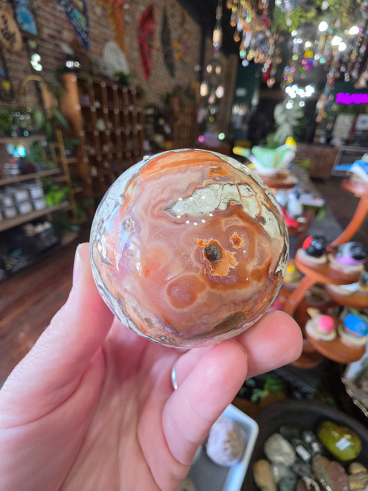 Money Agate Sphere