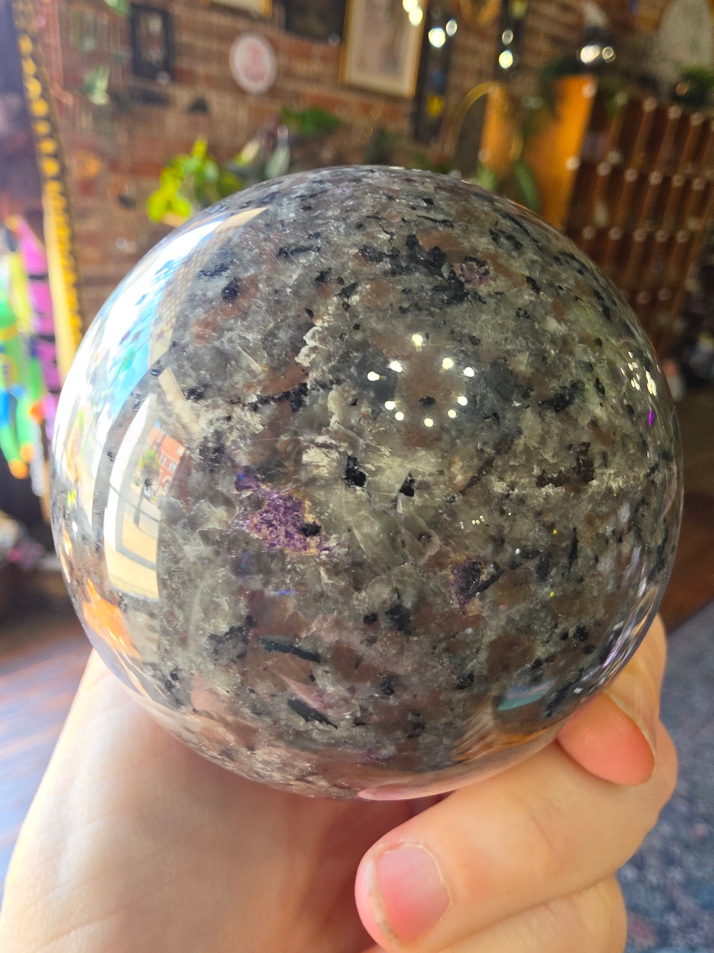 Fluorecent Sodalite Sphere