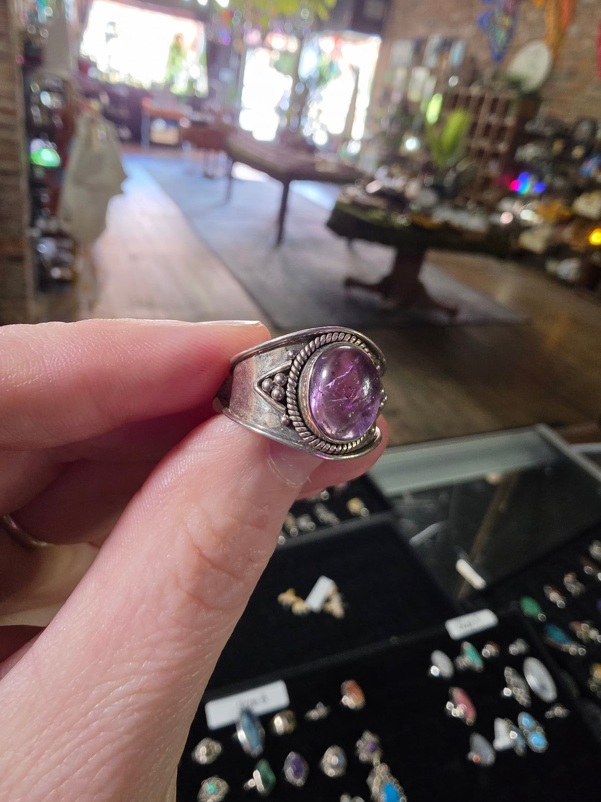 Amethyst Ring Size 8