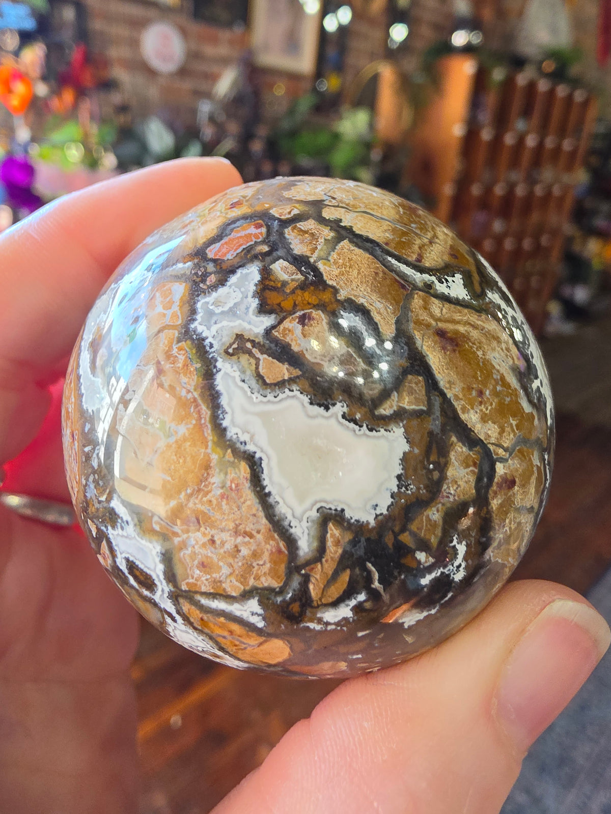 Canyon Jasper (Brecciated Jasper) Sphere