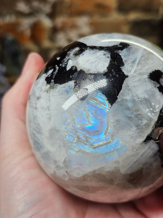Rainbow Moonstone Sphere