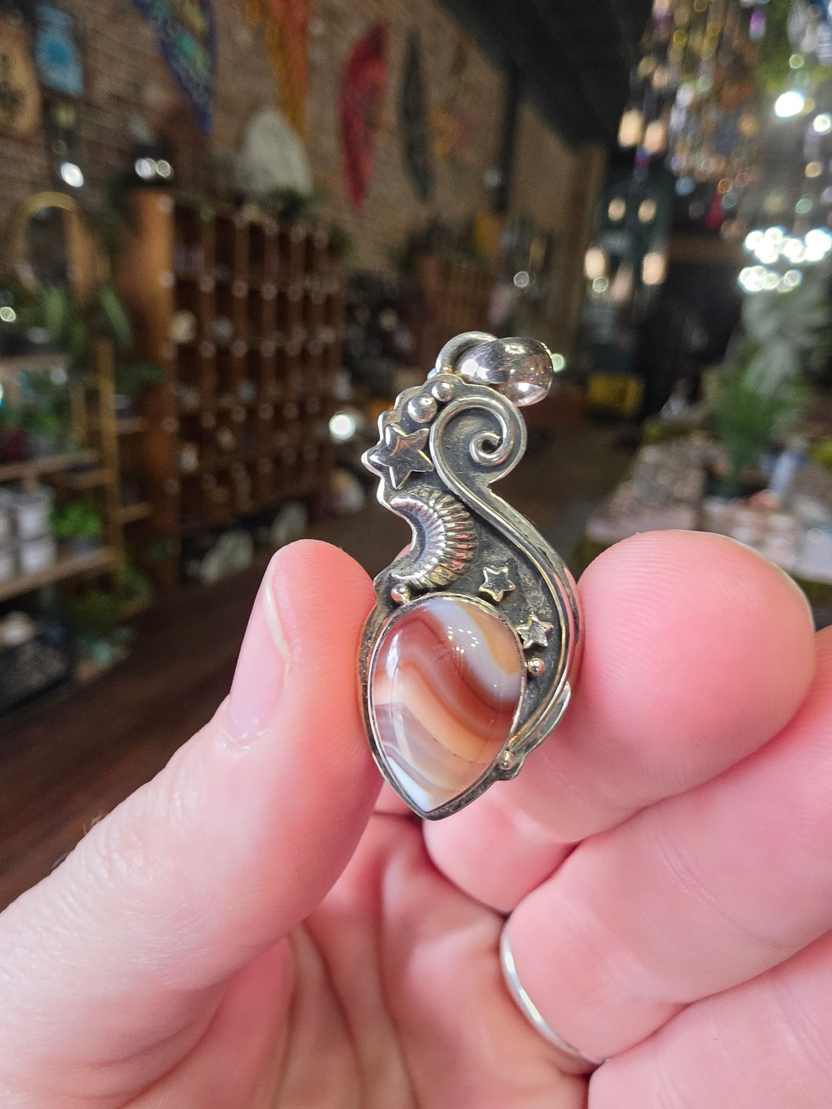 Sardonyx Agate Pendant