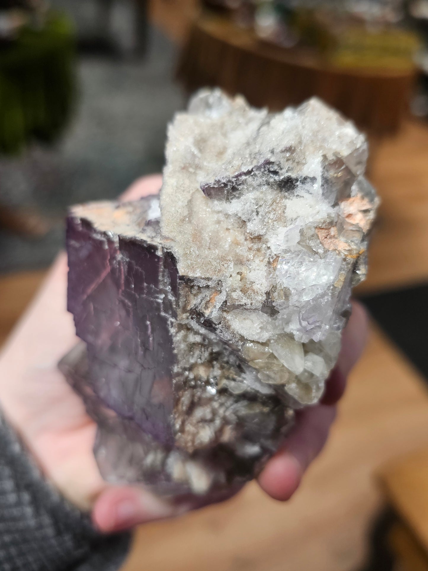 Purple Cubic Fluorite