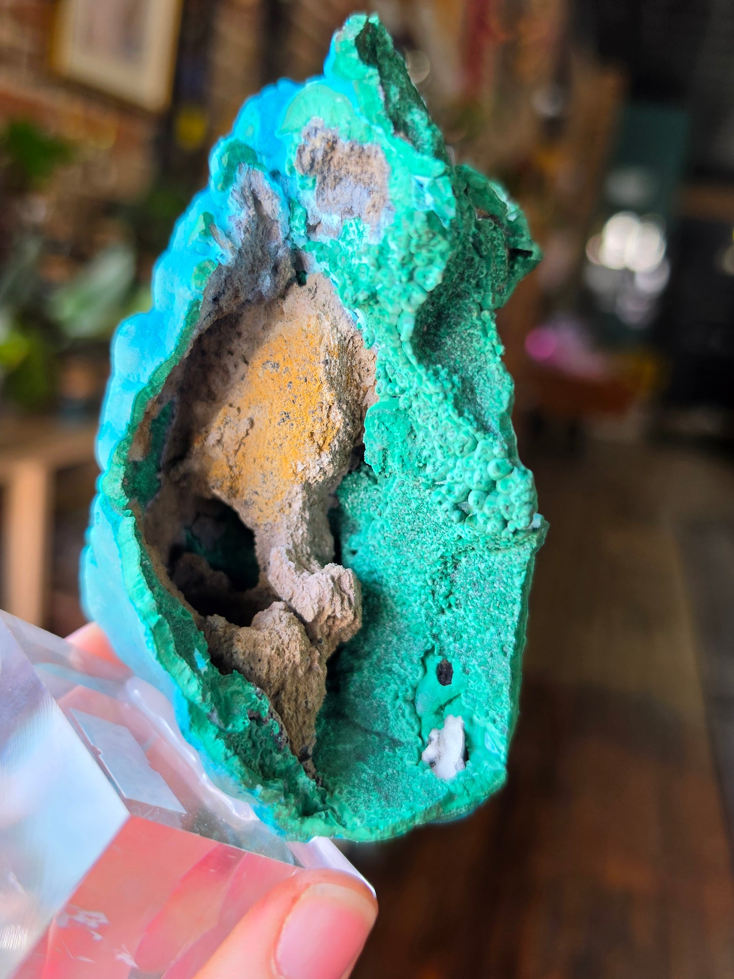 Chrysocolla and Malachite Specimen