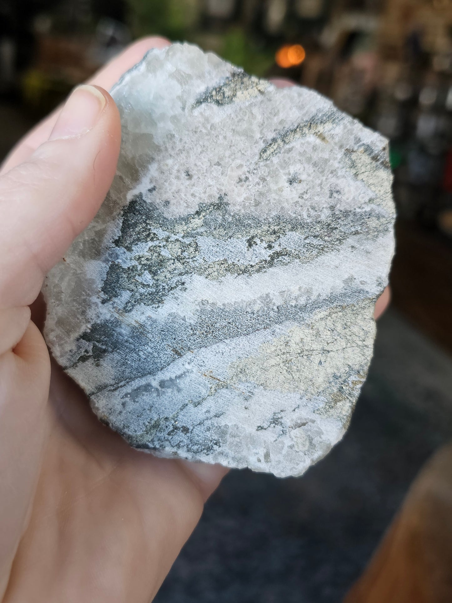 Fluorite on Quartz