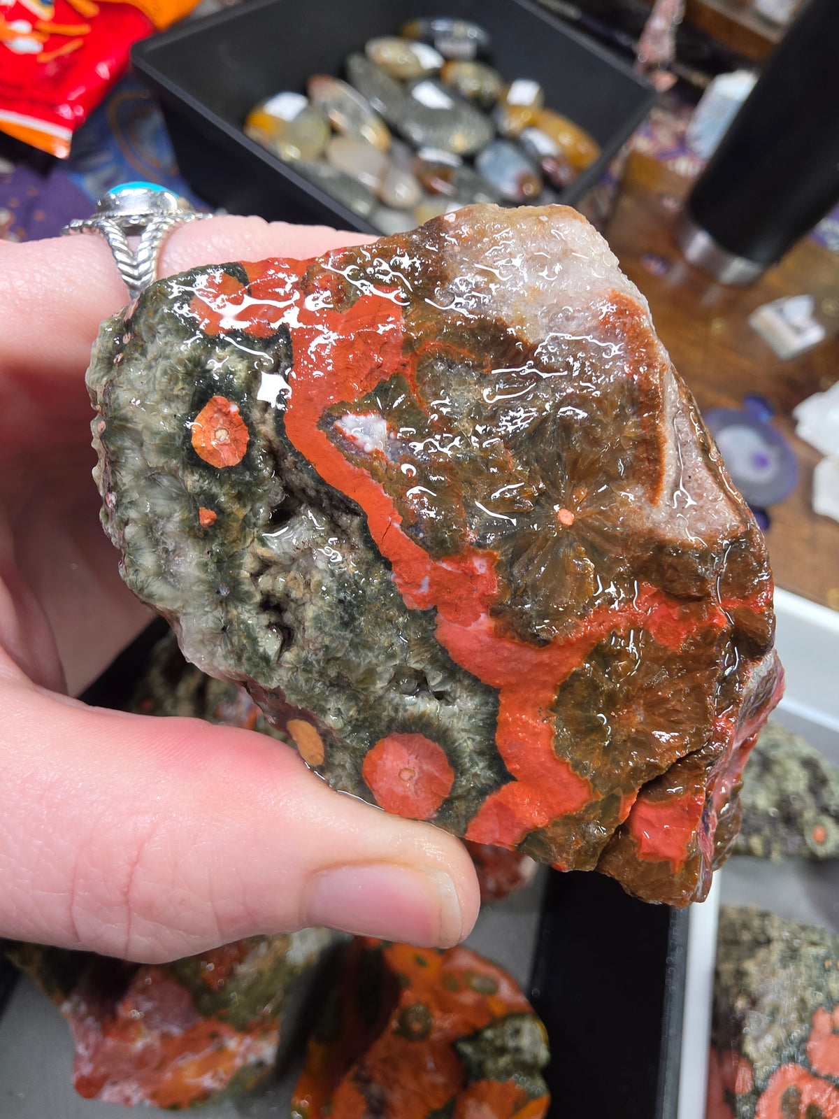 Orbicular Jasper Rough