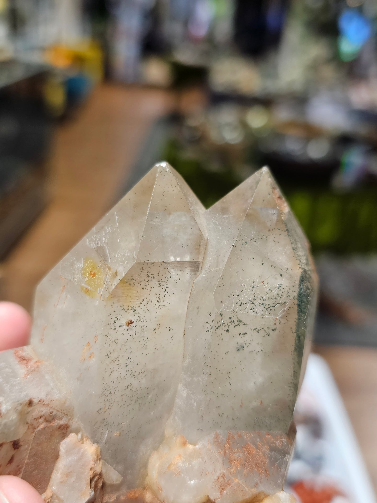 Included Smoky Quartz Cluster