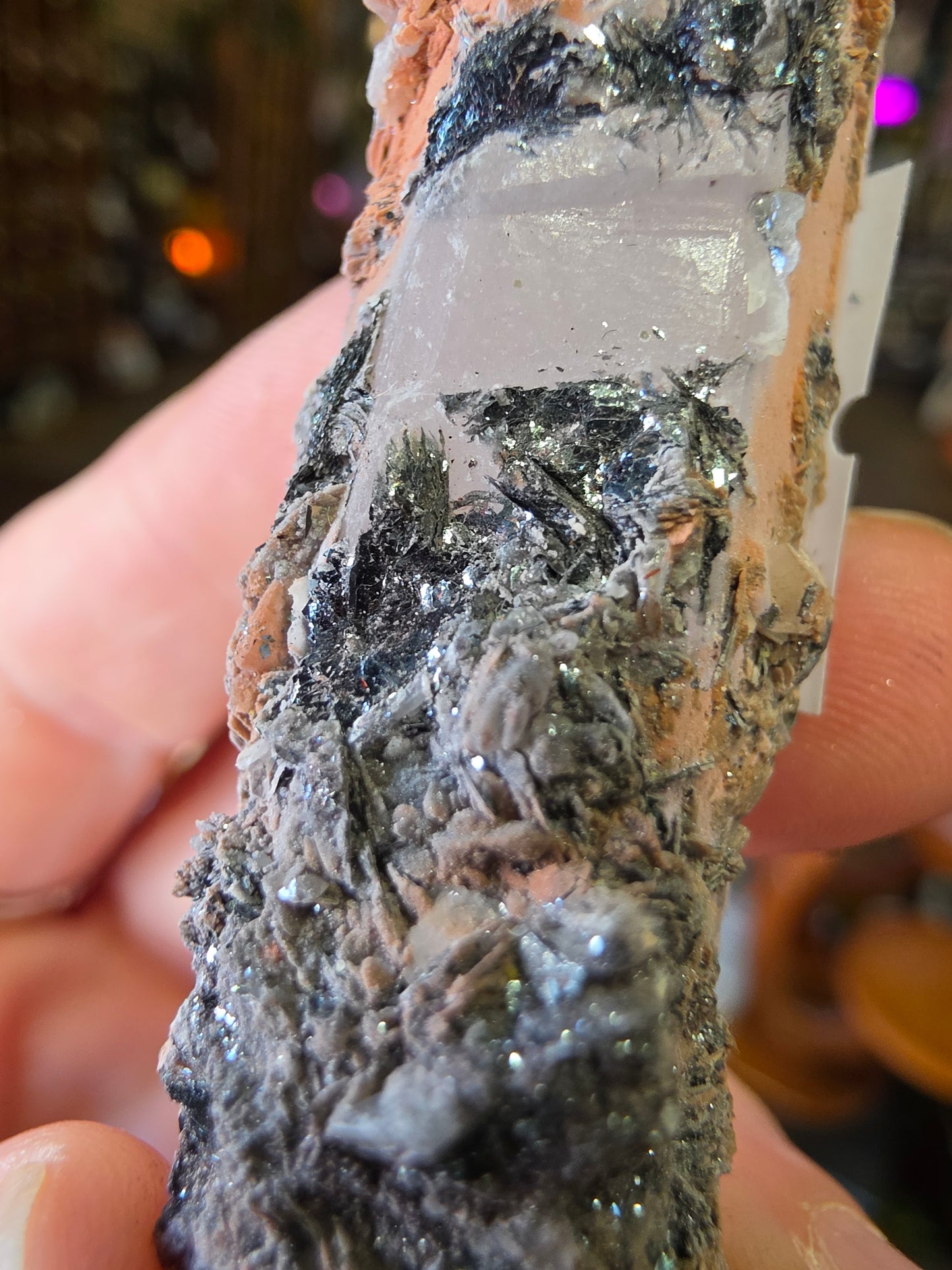 Specular Hematite on Quartz