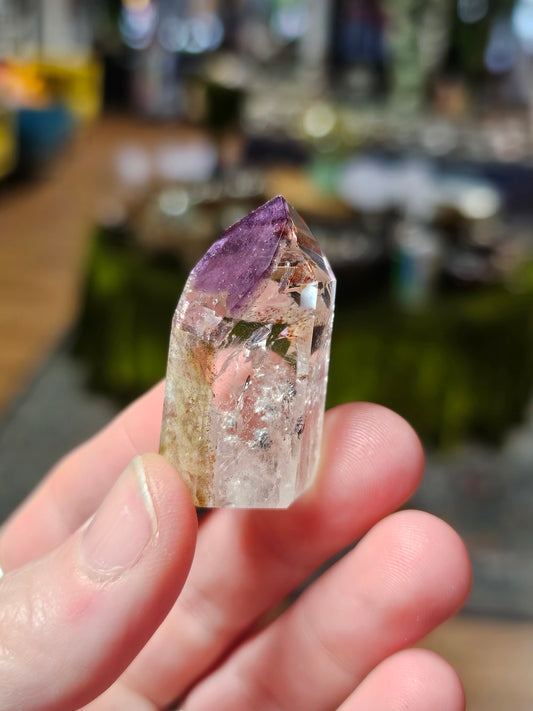 Dream Coated Amethyst Point