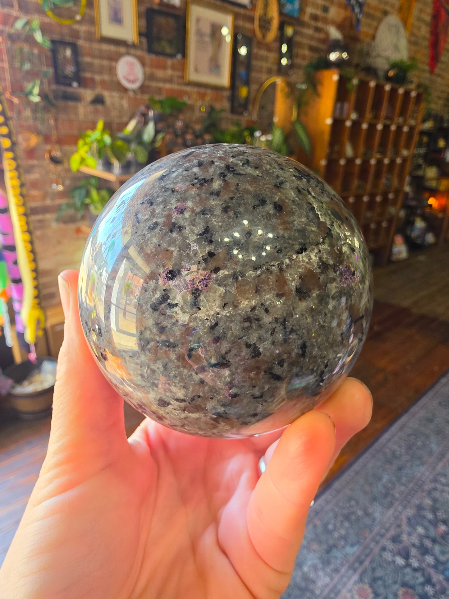 Fluorecent Sodalite Sphere