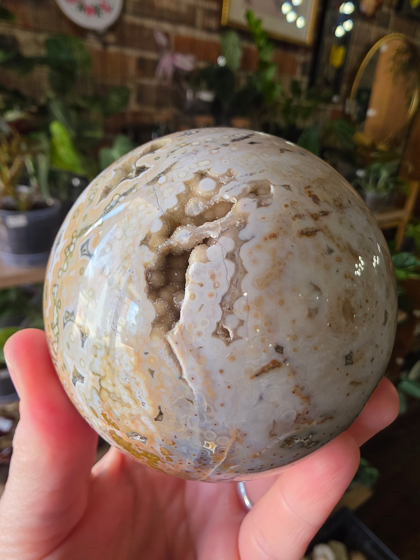 Ocean Jasper Sphere