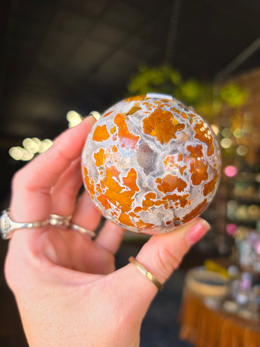Cayon Jasper (Brecciated Jasp-Agate) Sphere