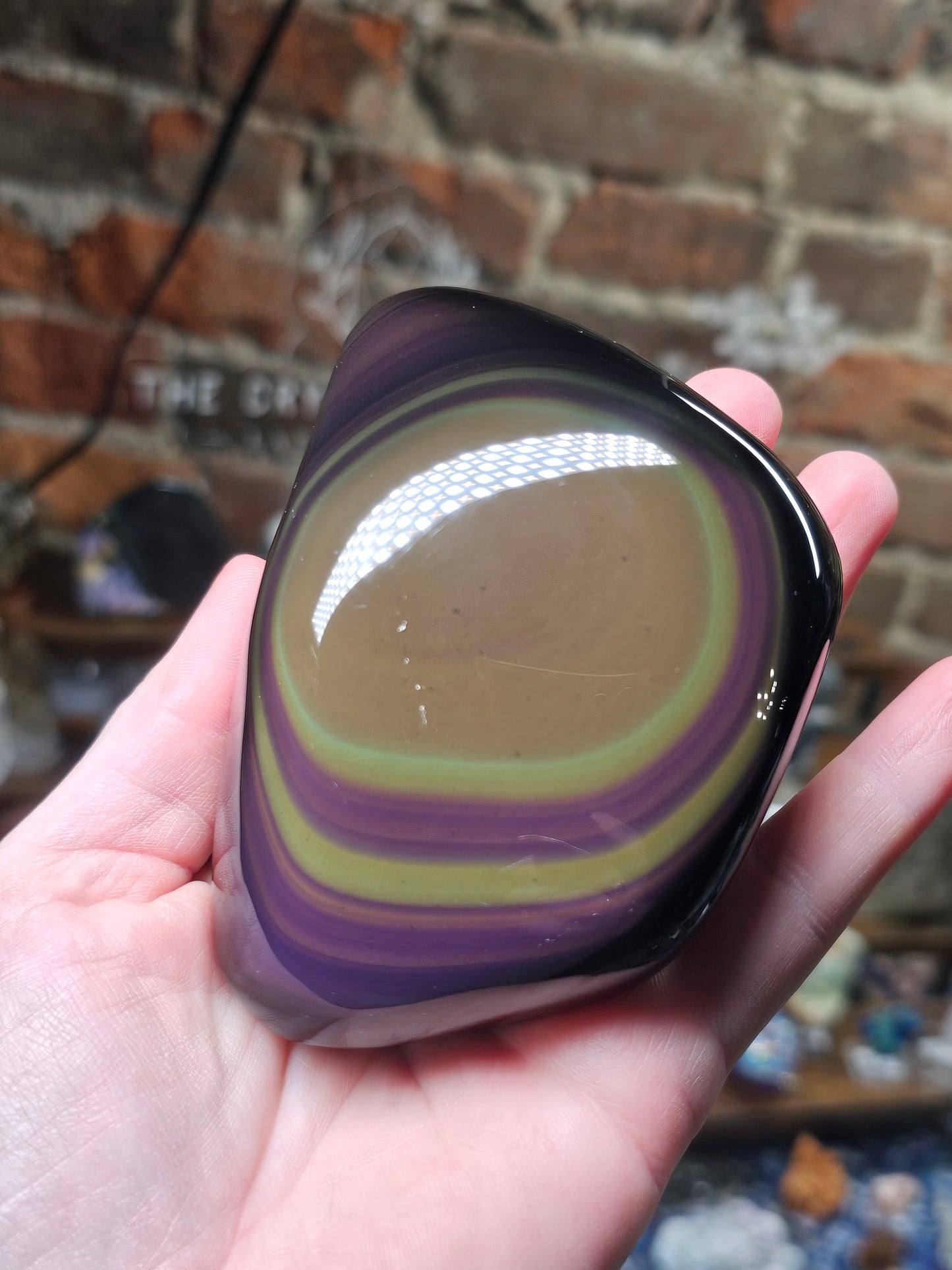 High Grade Rainbow Obsidian Free form