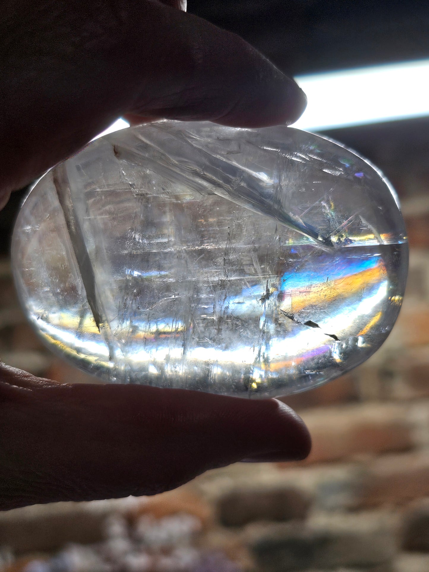 Medium to Large Optical Calcite palmstones