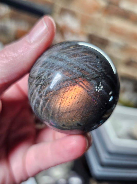 Orange Labradorite Sphere