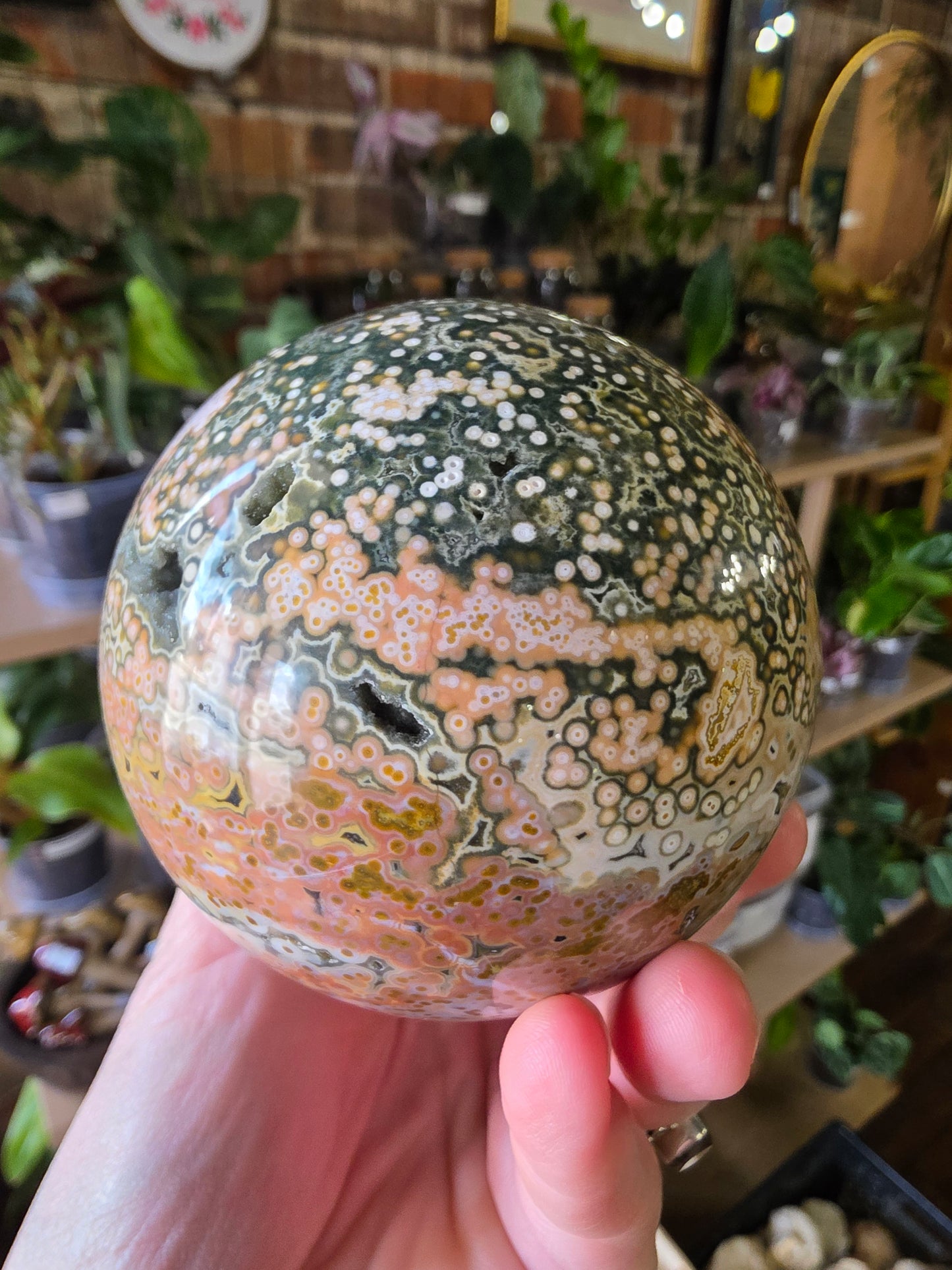 Ocean Jasper Sphere