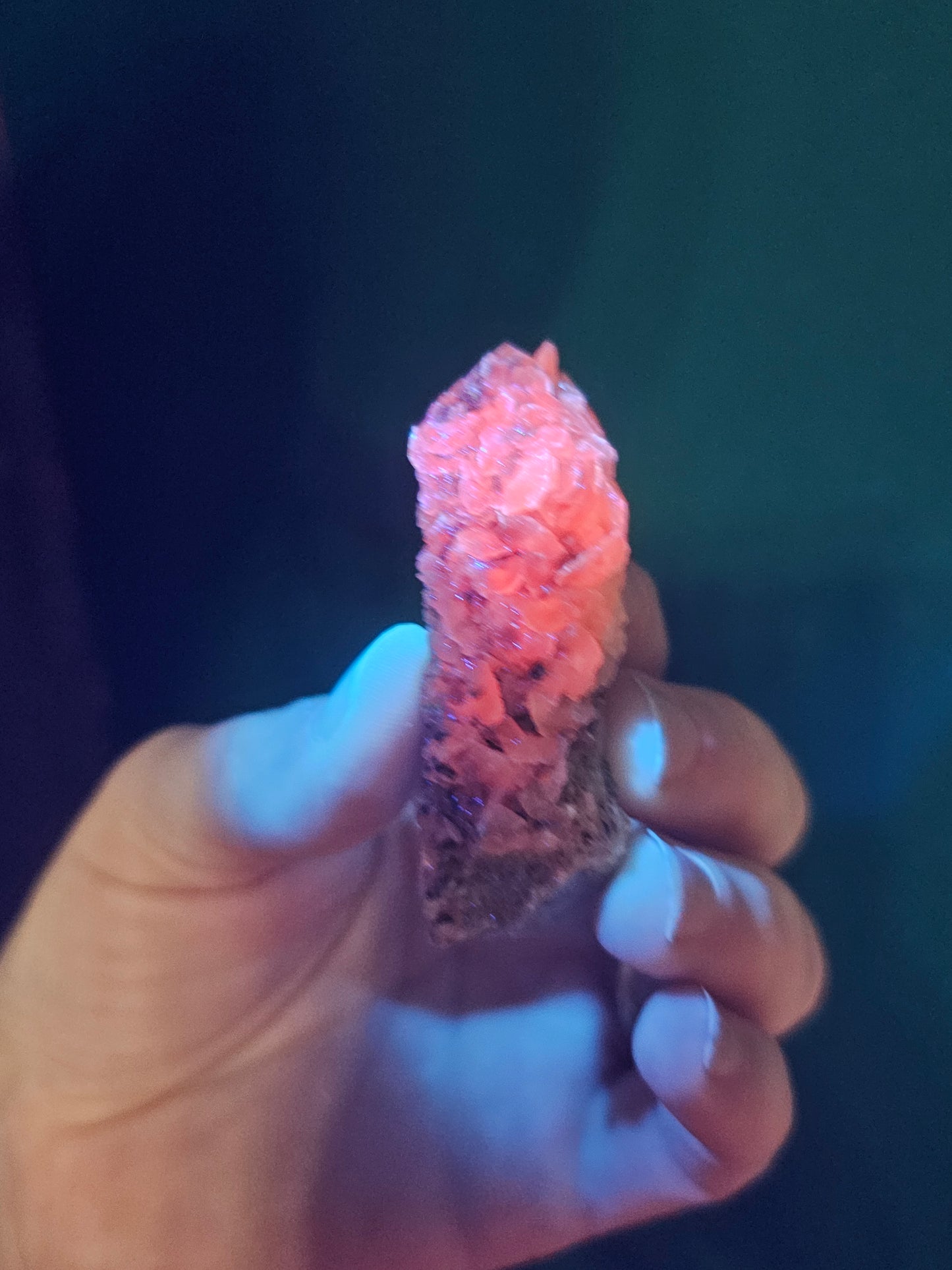 Calcite on Quartz