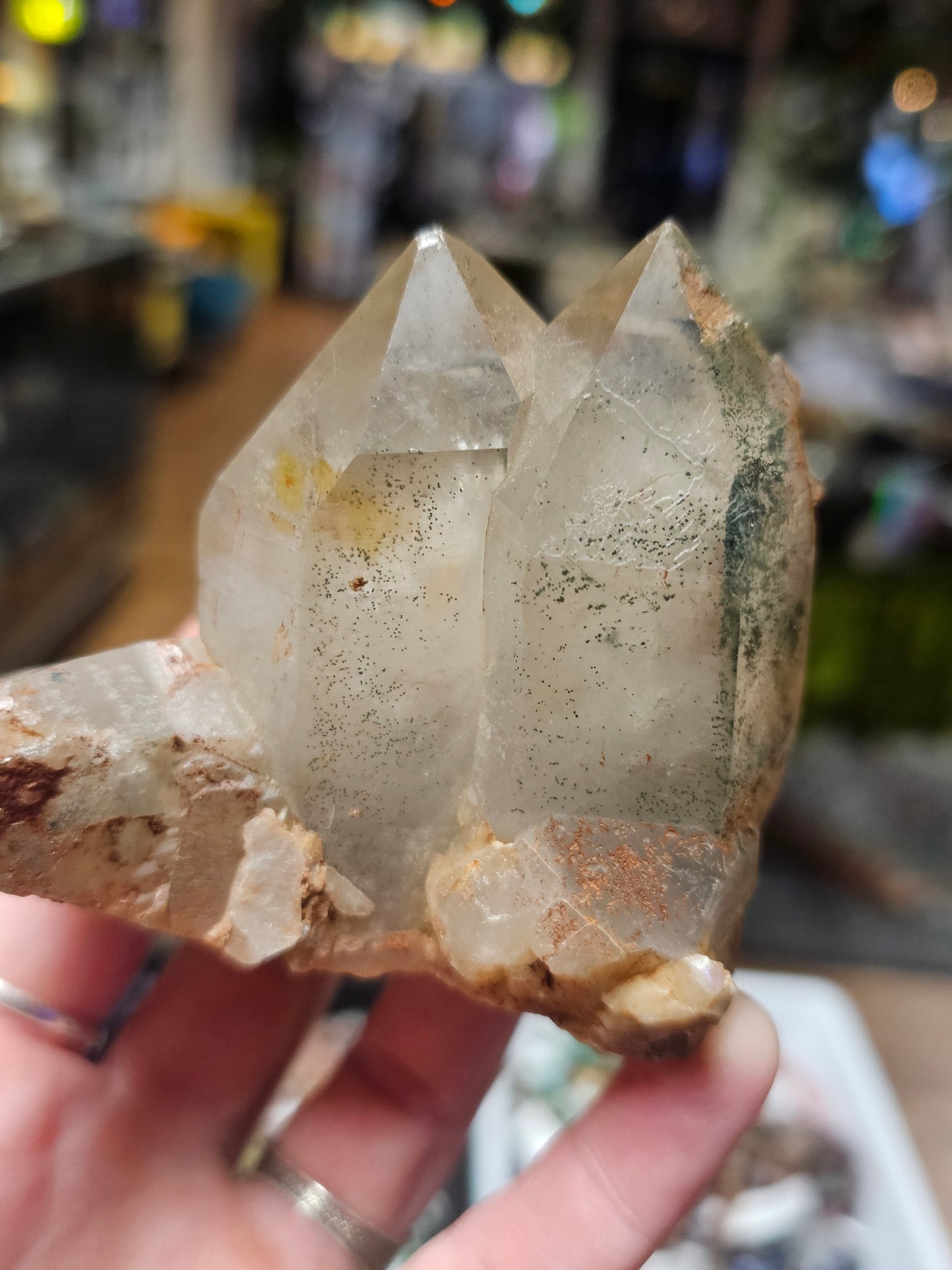 Included Smoky Quartz Cluster